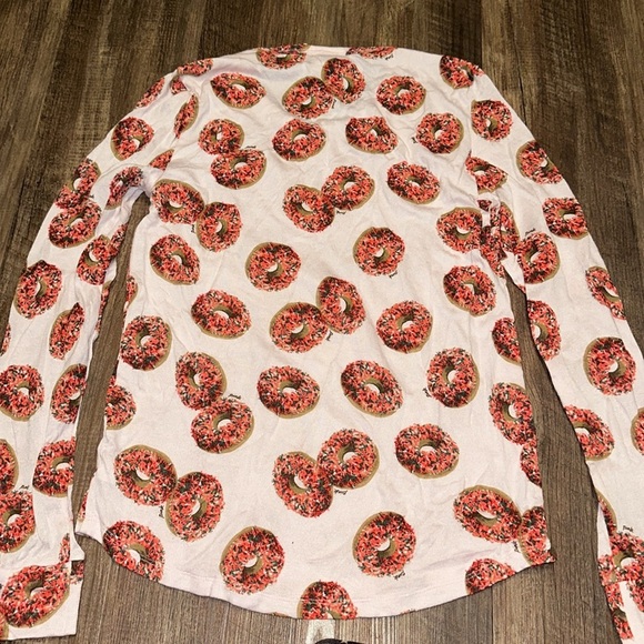 NWT VS Pink Cozy Sleep Donut Pajamas Set size L - Picture 5 of 9